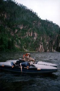 Урик на выходе из Чертова ущелья. Фото 1.