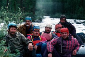 Начало сплава.